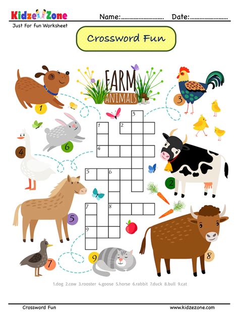 animal crossword puzzle clue